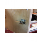 Serrure de remplacement porte avant bal bois - creastuce