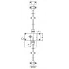 Serrure en applique à coffre horizontal QUARZ’UP JPM SAS 503000-87-1A