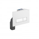 Plaque de commande sigma 40 geberit pour bâti-support Geberit duofresh blanc alu brosse