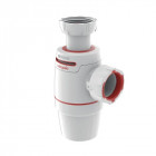 Siphon de lavabo neo air de wirquin diamètre 32 mm anti-fuite anti-vide