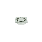 Siphon de sol en laiton chromé solusec 100x100 vertical 1"1/4 Siphon de sol en laiton chromé solusec 100x100 vertical 1"1/4