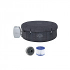 Spa gonflable rond bestway - 4 places - 180 x 66 cm - wifi - lay-z-spa havana airjet - 60035