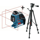 Laser en croix GLL 3-80 P + Trépied BT 150 BOSCH Professional - 0601063306 