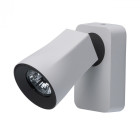 Spot blanc techno 1 ampoule 18 cm