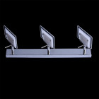 Spot blanc techno 3 ampoules 18 cm