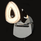 Spot chromé techno 1 ampoule 16 cm