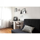 Spot chromé techno 1 ampoule 21 cm