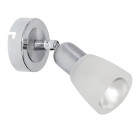 Spot chromé techno 1 ampoule 8 cm