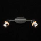 Spot chromé techno 2 ampoules 11.5 cm