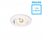 Spot encastré à led philips accent rs141b led6-32-/840 psr pi6 wh