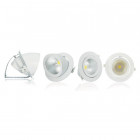 Spot LED COB Escargot 10W - Couleur eclairage - Blanc chaud 3000°K