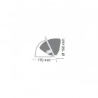Spot LED COB Escargot 30W - Couleur eclairage - Blanc neutre