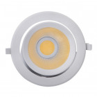 Spot led encastrable escargot 30 watt - Couleur eclairage - Blanc neutre