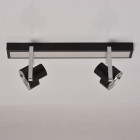 Spot noir techno 2 ampoules 13 cm