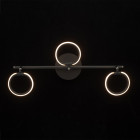 Spot noir techno 3 ampoules 21 cm
