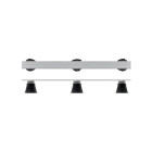 Rail stabilisateur pour pied de receveur stabilibac, 880x55x9,5mm en aluminium