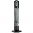 Sunred chauffage tour helios 2950 w fibre de carbone noir hel12