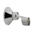 Support mural orientable 360 en plastique chromé pour douchette ou pommeau de douche