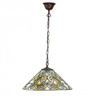 Suspension 1 ampoule dauphine, verre et métal Suspension 1 ampoule dauphine, verre et métal