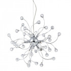 Suspension 12 ampoules sonja, en chrome et cristal Suspension 12 ampoules sonja, en chrome et cristal