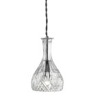 Suspension 13 cm pendant, en chrome et verre Suspension 13 cm pendant, en chrome et verre