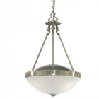 Suspension 2 ampoules regency, en laiton antique et verre acide
