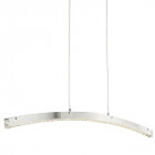 Suspension 23w clover, en chrome et cristal Suspension 23w clover, en chrome et cristal