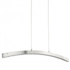 Suspension 23w clover, en chrome et cristal