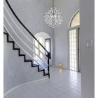 Suspension 3 ampoules harrietta, en chrome et cristal Suspension 3 ampoules harrietta, en chrome et cristal