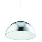Suspension 30 cm domas, en chrome, blanc