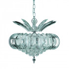 Suspension 5 ampoules sigma, en chrome et acrylique