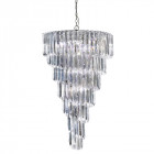 Suspension 9 ampoules sigma, en chrome et acrylique