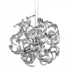 Suspension 9 ampoules sparkle en chrome et verre