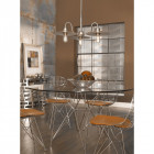 Suspension admiral, nickel antique, 3 ampoules