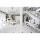 Suspension arabella, en chrome et cristal, 6 ampoules