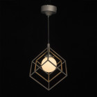 Suspension argentée neoclassic   150 cm
