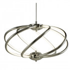 Suspension bardot, chrome et acrylique, 42w Suspension bardot, chrome et acrylique, 42w