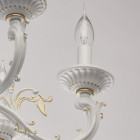 Suspension blanche classic 6 ampoules 105 cm