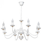 Suspension blanche classic 8 ampoules 75 cm