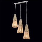 Suspension blanche eco 3 ampoules 124 cm