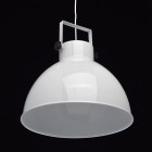Suspension blanche megapolis 1 ampoule 170 cm