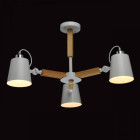 Suspension blanche megapolis 3 ampoules 40 cm