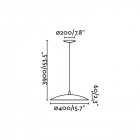 Suspension blanche slim