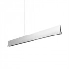 Suspension bravo, aluminium et acrylique, gris