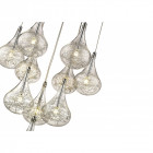 Suspension chrome bournemouth 10 lumières