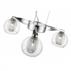 Suspension chrome liverpool 3 lumières