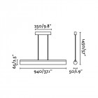 Suspension chrome luce