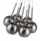 Suspension chrome warwick 7 lumières