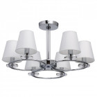 Suspension chromée elegance 6 ampoules 34 cm