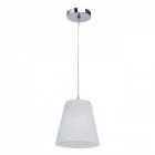 Suspension chromée megapolis 1 ampoule 140 cm